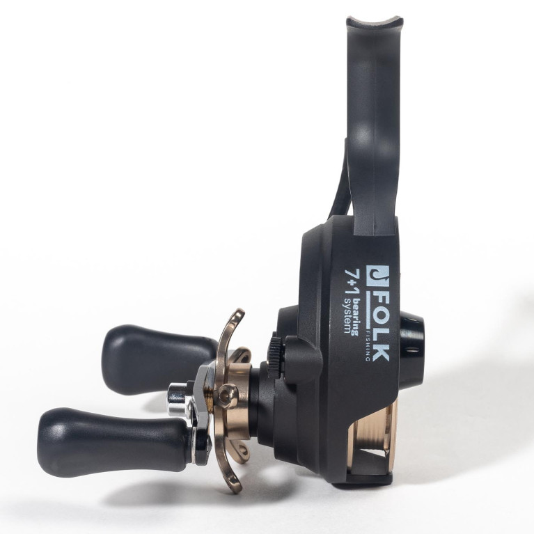 NEO Gold + доп.шпуля MAX DRAG: 4.0 KG. 7 + 1 подшипник. Масса: 204 г.  2.5:1.